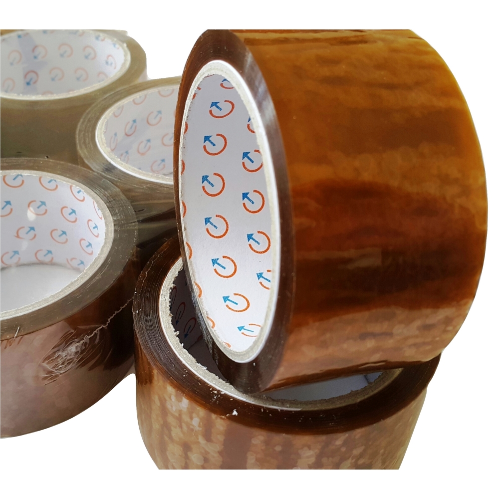 Lipni tamsiai rudos spalvos lipni juosta dėžėms